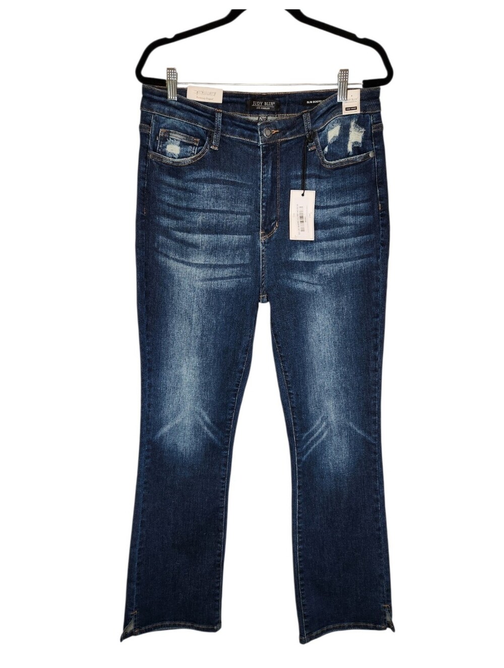 NEW Judy Blue Slim Bootcut Jeans High Rise Blue Size 15/32